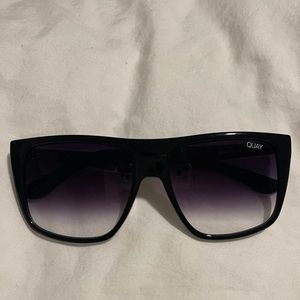 Quay Incognito Gradient Flat Top Sunglasses